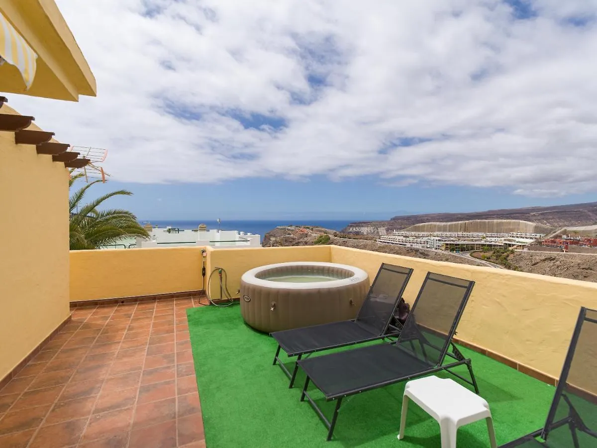 Private Solarium Home - Jacuzzi - Beach Views Mogán
